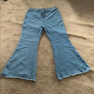 Xlg bell bottoms light blue jeans